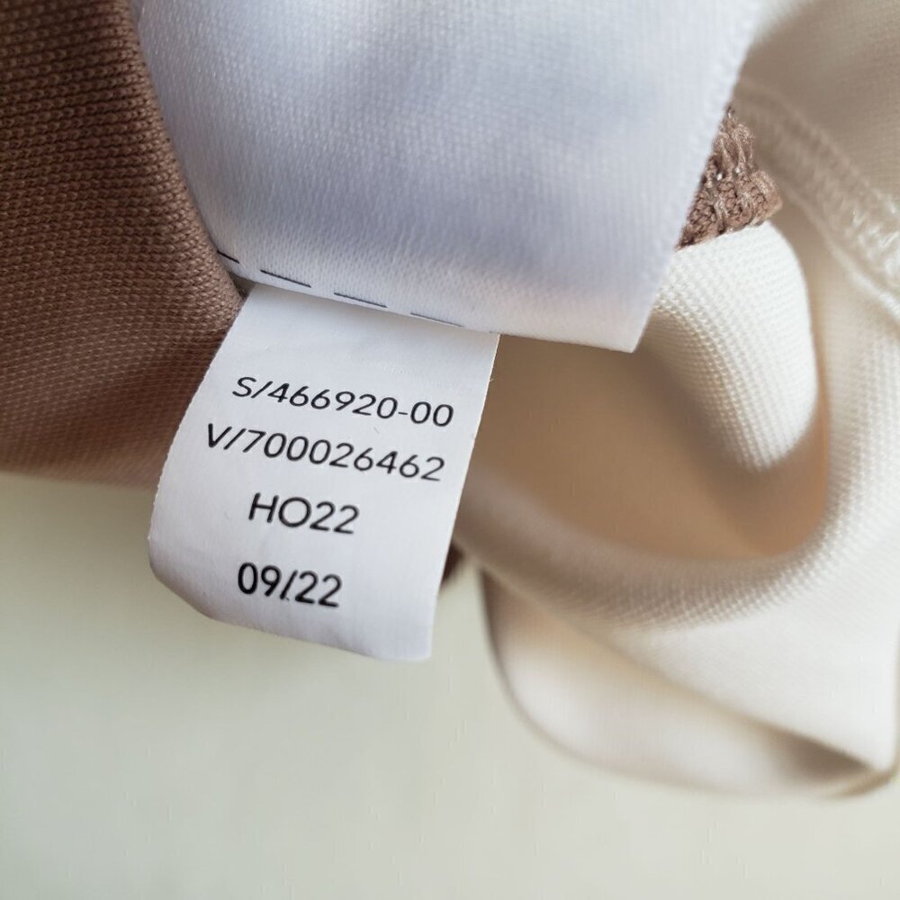 Athleta Brown and White Layered-Look Sweatshirt - Picture 12 of 12